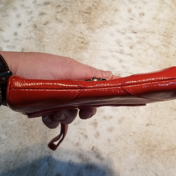 Kate Spade New York Orange Patent Leather Wristlet - Picture 7 of 7